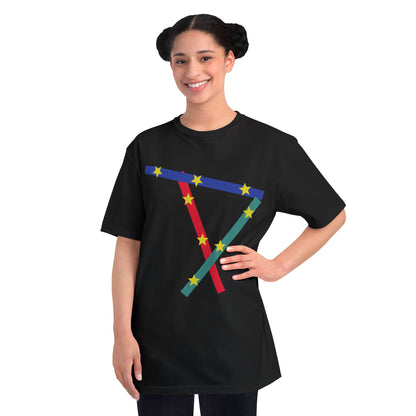 Geometric Star Ribbon T-Shirt