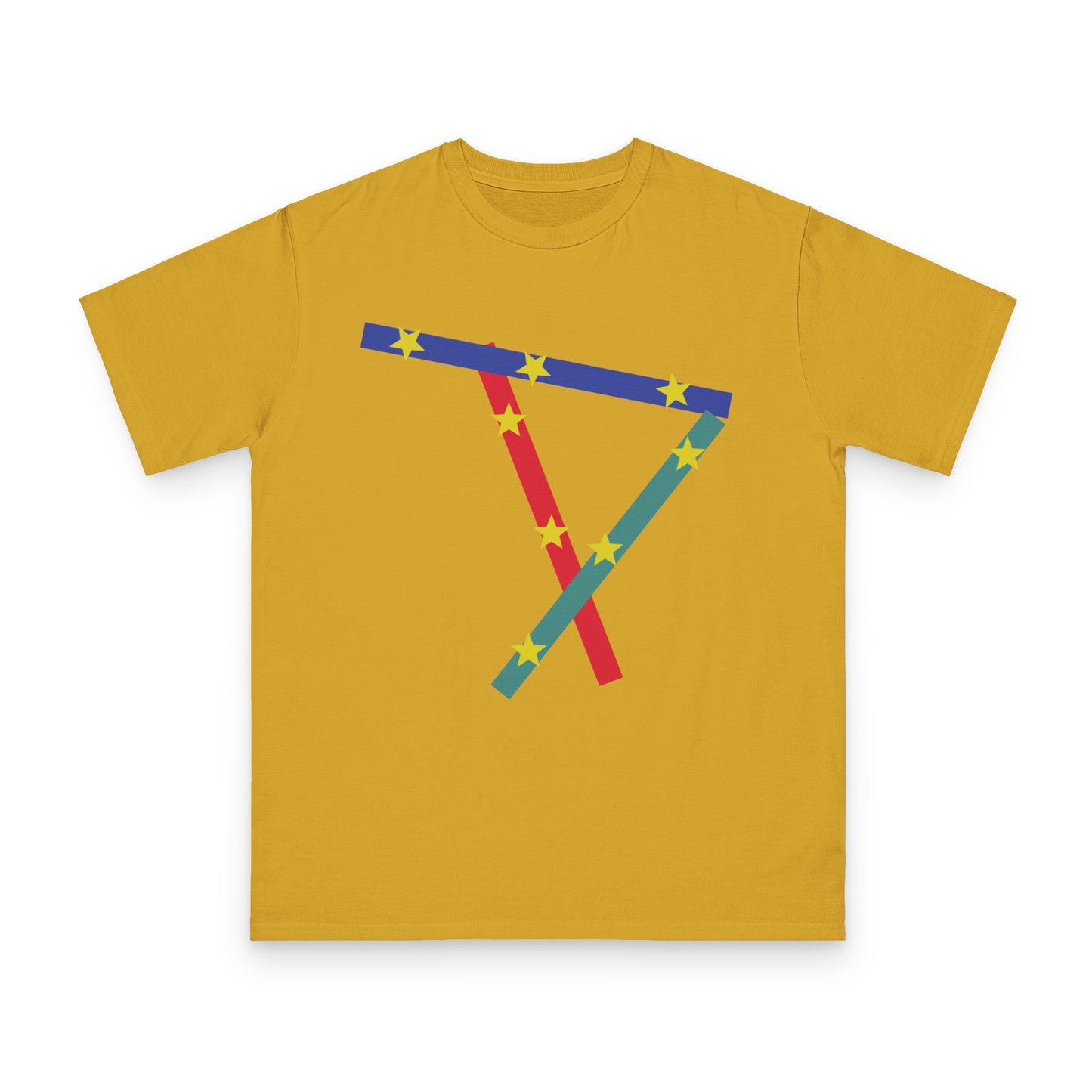 Geometric Star Ribbon T-Shirt