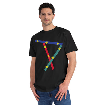 Geometric Star Ribbon T-Shirt