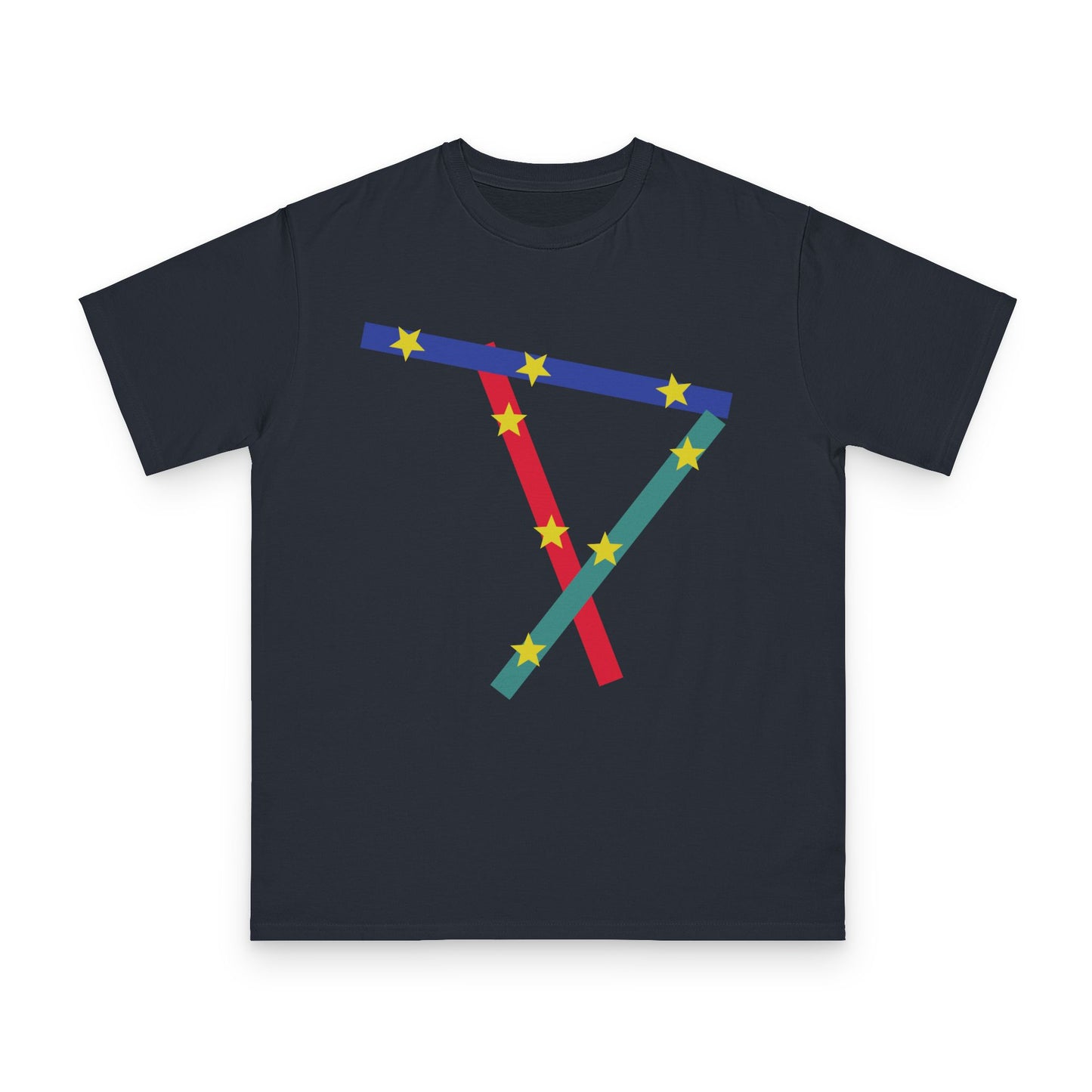 Geometric Star Ribbon T-Shirt