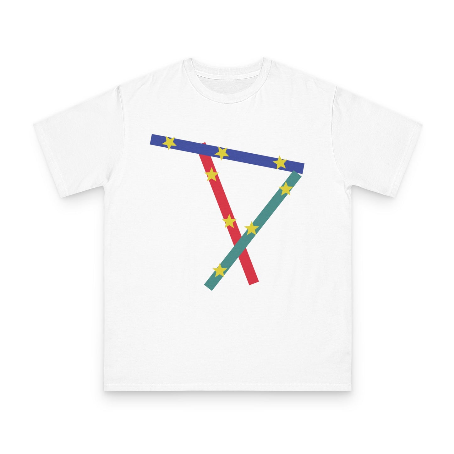Geometric Star Ribbon T-Shirt